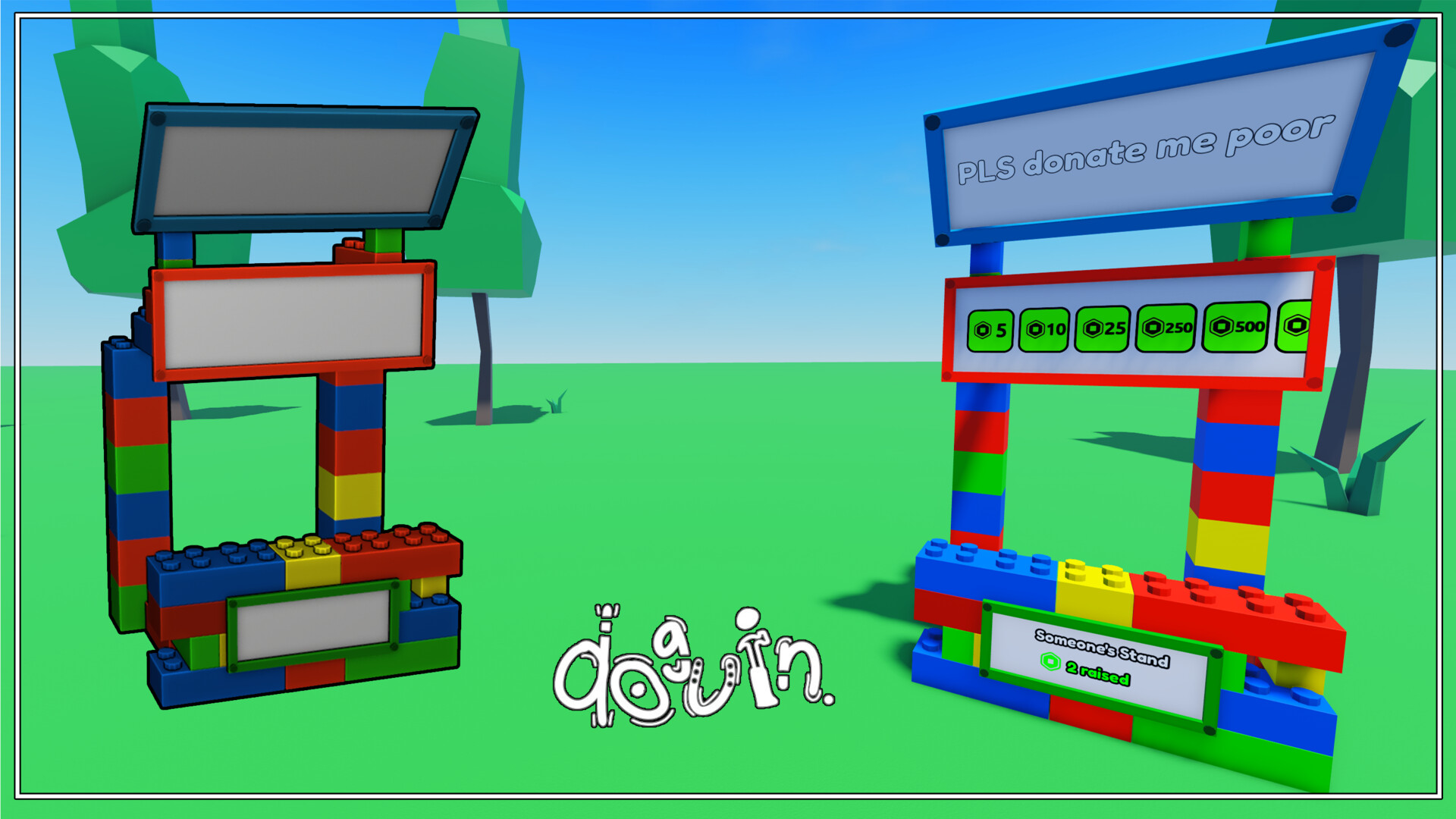 ArtStation - LEGO Pls Donate Booth